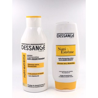 Bộ gội xả Dessange Nutri-Extreme phục hồi tóc hư tổn của Pháp