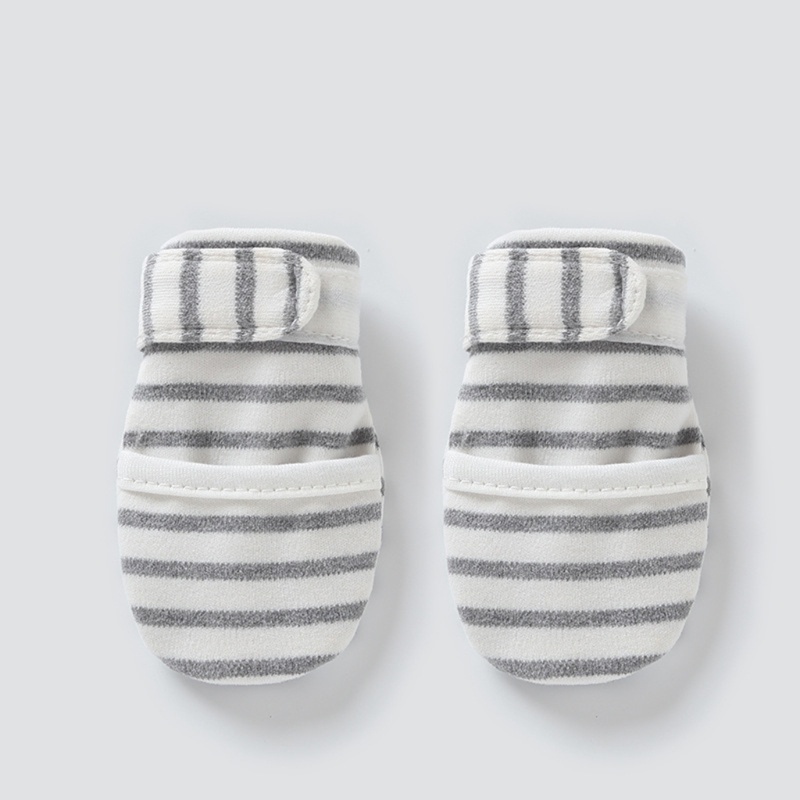 1 Đôi Găng Tay Cotton Mềm Mại Bảo Vệ Chống Trầy Xước Cho Bé Sơ Sinh