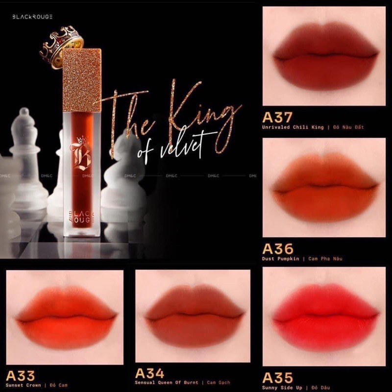 ( Ver 5,Ver 6,Ver 7 ) Son kem lì Black Rouge Air Fit Velvet Tint Ver 5 | Thế Giới Skin Care