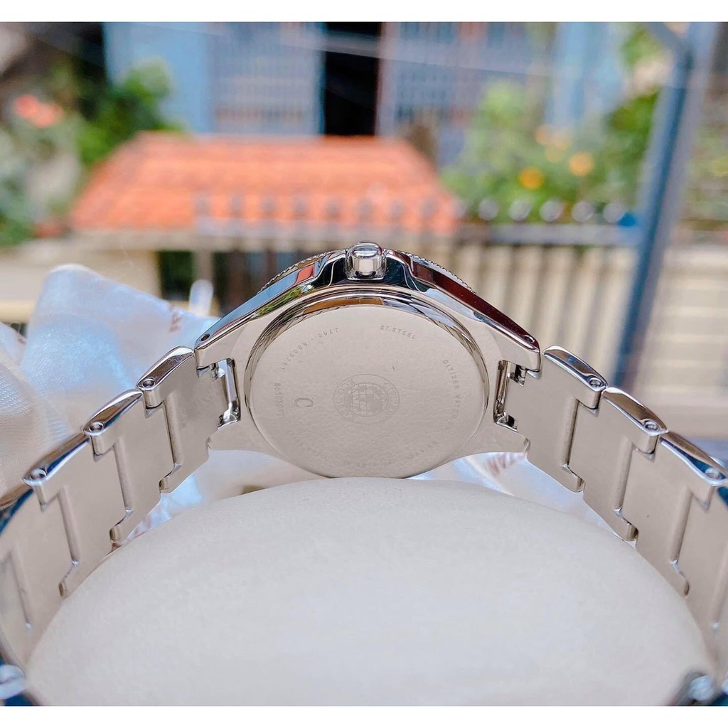 Đồng hồ nữ chính hãng Citizen Eco-drive Silhouettle - Máy Quartz pin năng lượng ánh sáng - Mặt kính cứng