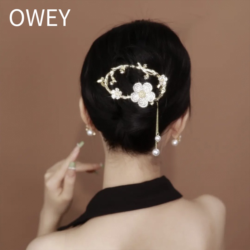 Kẹp Tóc Hình Cá Mập Bằng Kim Loại Đính Ngọc Trai Giả Phối Tua Rua Thời Trang Mùa Hè