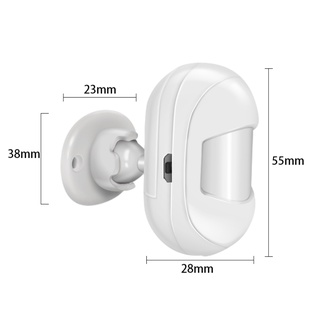  Tuya ZigBee 3.0 PIR Smart Human Body Sensor Wireless Motion Detector Security Alarm System Home Security fore