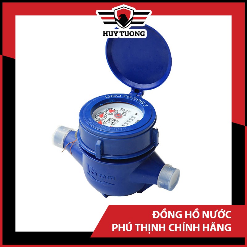 Đồng hồ nước Phú Thịnh  FREESHIP  Đồng Hồ Đo Lưu Lượng Nước Phú Thịnh PT314 ( có giấy kiểm định ) - Huy Tưởng