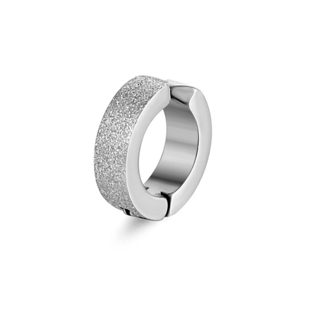 Khuyên tai kẹp không cần bấm lỗ, khuyên tai nam nữ đính đá zircon lấp lánh cao cấp
