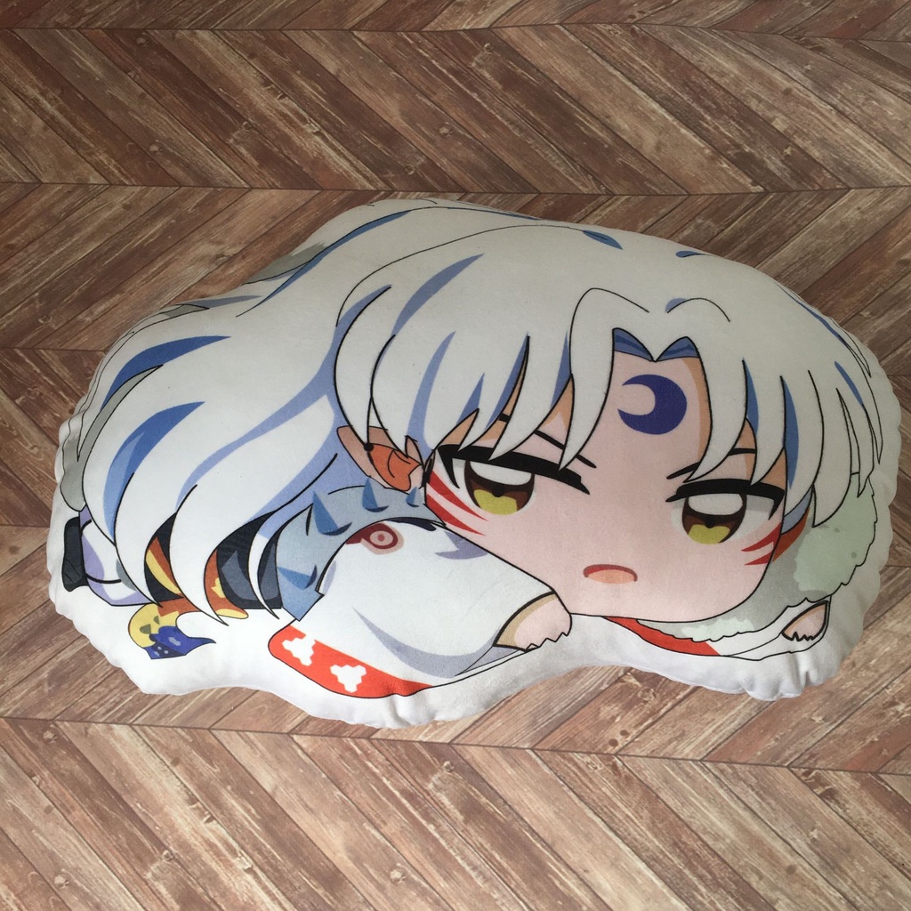 Gối Ôm Nhồi Bông Hình Inuyasha Sesshoumaru Towa Đáng Yêu