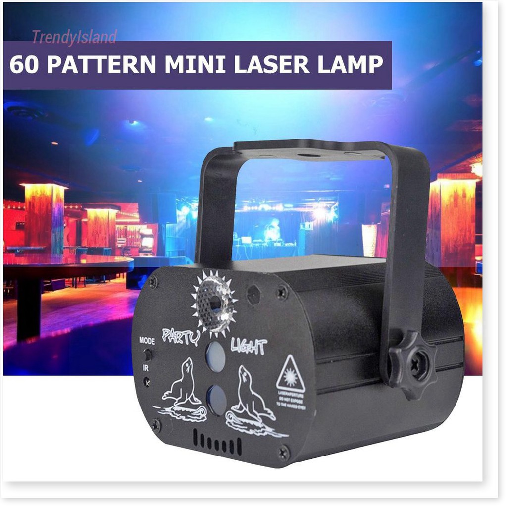 Đèn Led Laser Chiếu Sáng Sân Khấu Mini Cổng Usb