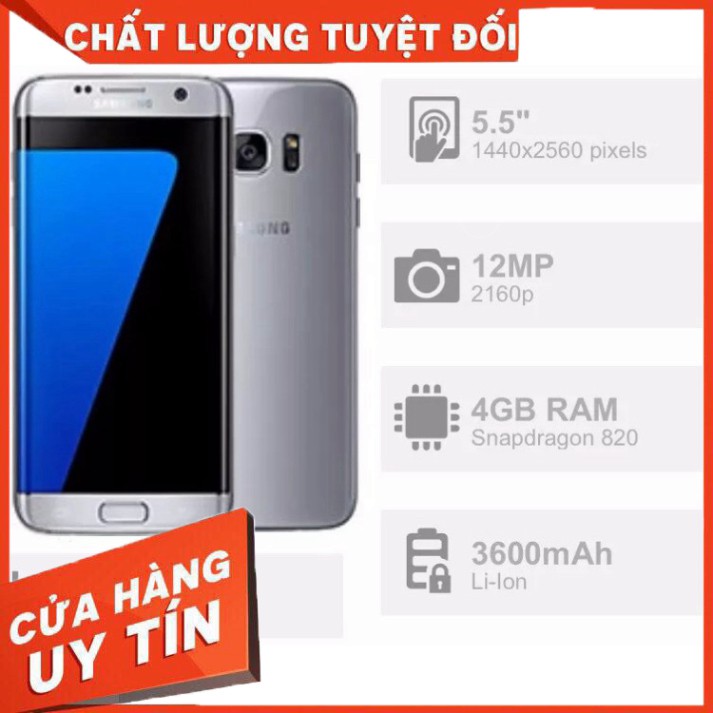 [ SIÊU GIẢM GIÁ  ] [RẺ VÔ ĐỊCH] điện thoại samsung Galaxy S7 EDge (màn hình Cong) 2sim 32G ram 4G mới CHÍNH HÃNG SHIP TO