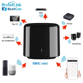 Hỏa Tốc HN-Bộ Điều Khiển Hồng Ngoại BroadLink RM4c Mini/Broadlink Rm 4 Pro BestCon 2022 Điều Khiển Điều Hòa Quạt Tivi