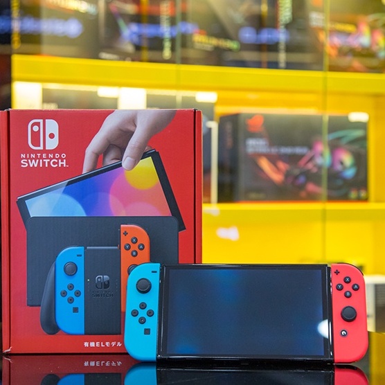 Nintendo Switch OLED Red and b đồ chơi máy chơi game cầm tay online gaming chơi game giá rẻ điện tử cao cấp hiện đại A12