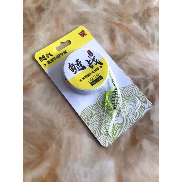 Trục buộc sẵn + thẻo dù lancer lưỡi đôi săn hàng cao cấp Thích hợp đánh cá trắm chép,trôi với cá tra. Cá chim  Lưỡi câu