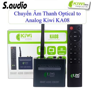 Kiwi KA08 - Bộ Chuyển Âm Thanh Tivi ra Amply Vang / Chuyển Đổi Tín Hiệu Âm Thanh Optical ra Analog