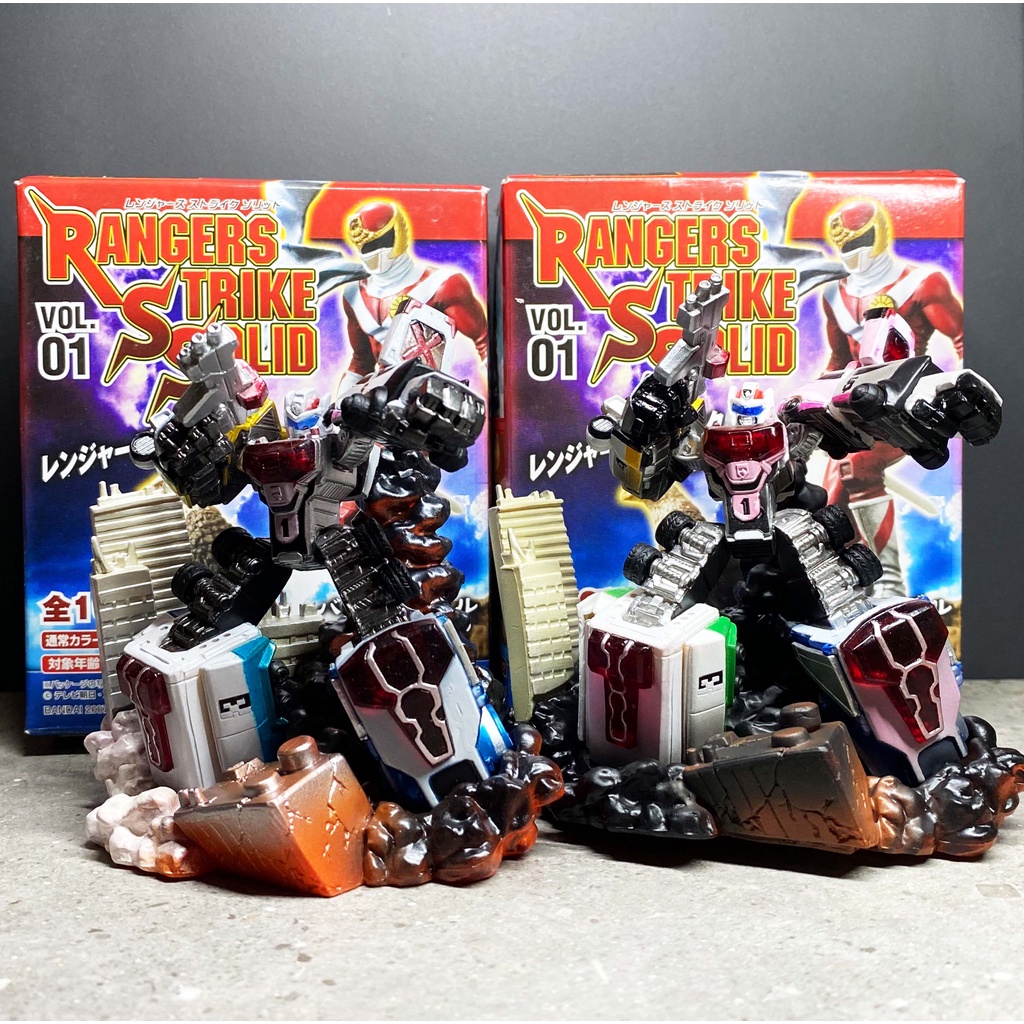 Bandai Dekaranger Robo Sentai Rangers tấn công mô hình DIORAMA 5 màu rắn