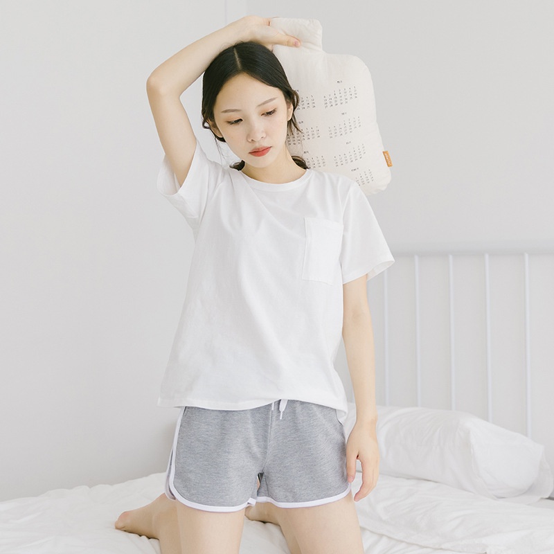 Quần đùi nữ mặc ở nhà chơi thể thao chất liệu thun siêu co giãn - QD001 | BigBuy360 - bigbuy360.vn