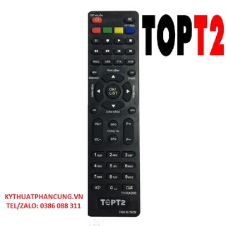 TOPT2 Remote điều khiển đầu thu truyền hình kỹ thuật số mặt đất DVB-T2