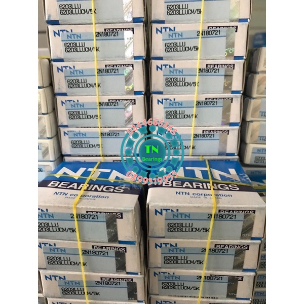 Vòng bi cho xe máy 6200LLU 6300LLU 6301LLU 6204LLU 6203LLU - Bạc đạn cho xe máy nhãn hiệu NTN, hàng chính hãng