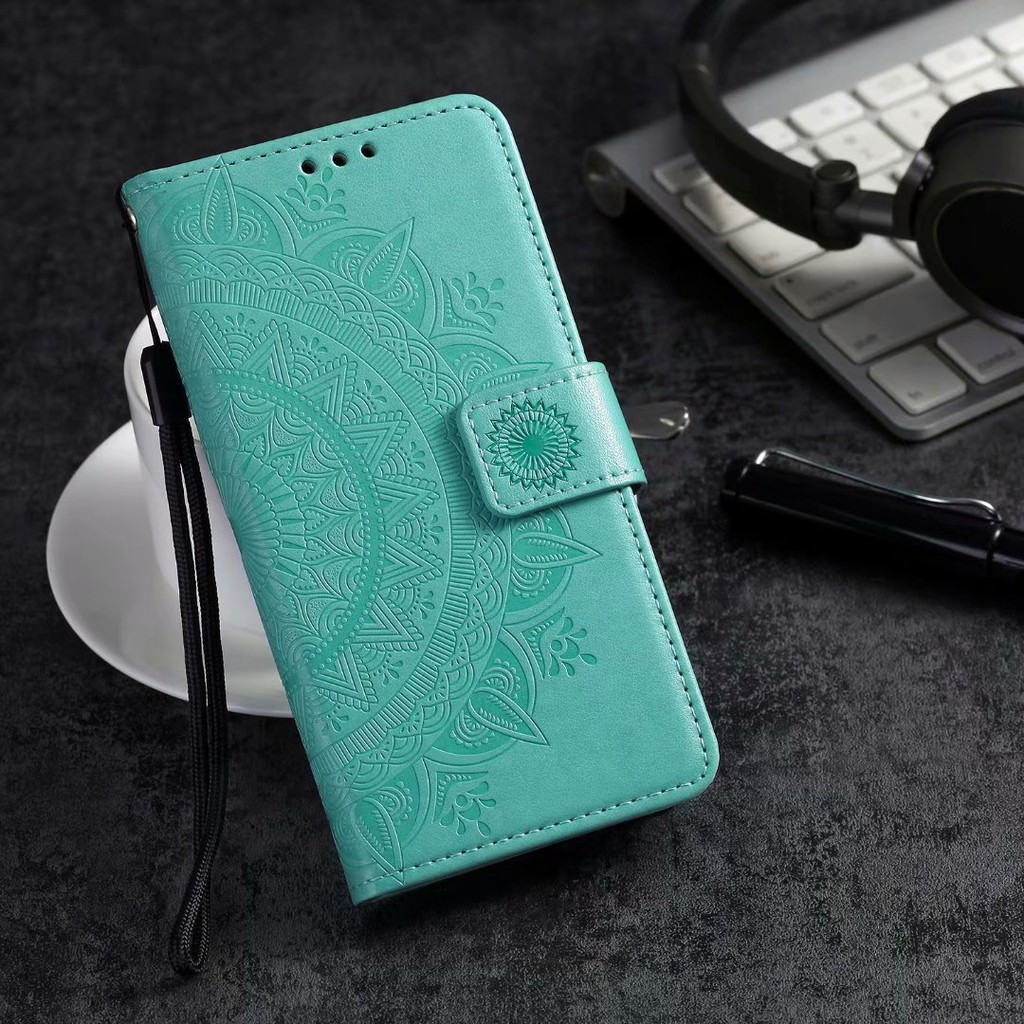 Bao da điện thoại họa tiết dập nổi thời trang có ngăn nhỏ đựng thẻ tiện dụng cho điện thoại Sony Xperia Z3