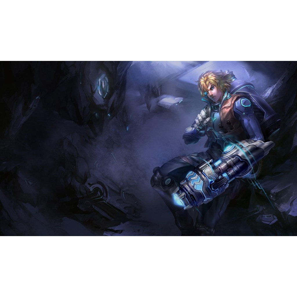 Poster A3, A4, A5 dán tường League of Legends, decal trang trí có keo EZREAL - Mẫu 1, nhận in theo yêu cầu