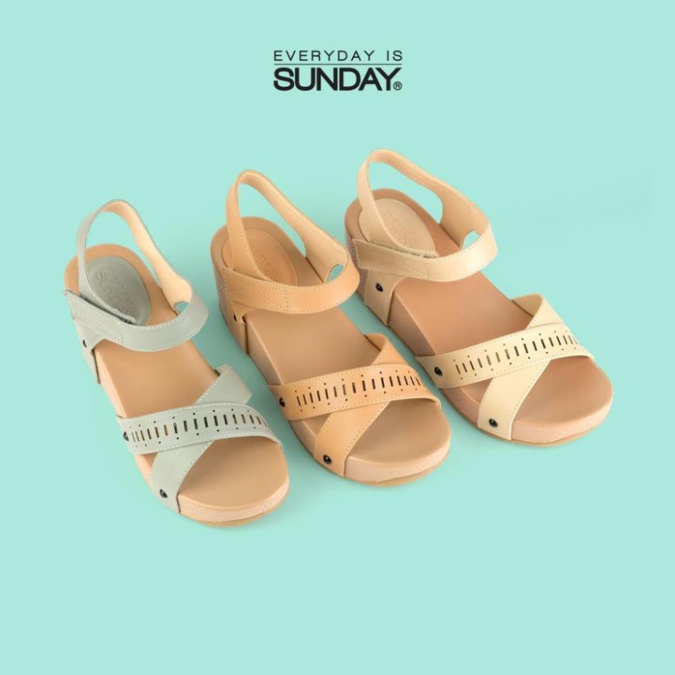 Giày Sandal Đế Xuồng Quai Ngang Laser Quai Chéo SUNDAY SD38 -cwj24 ' ་ #