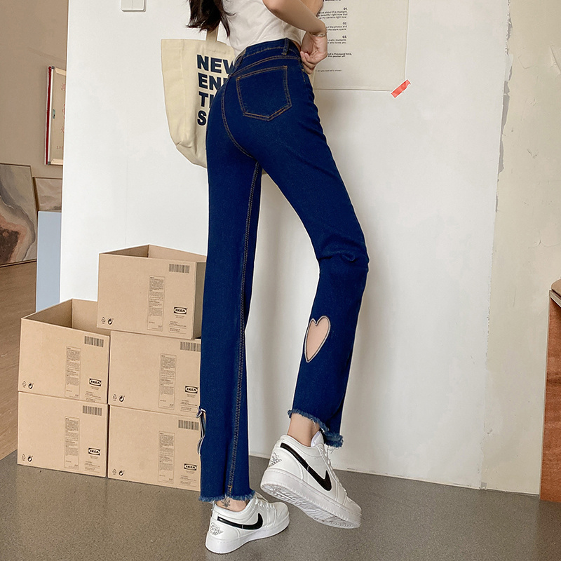 Quần Jeans Lưng Cao Co Giãn Thời Trang Hàn Quốc Dành Cho Nữ