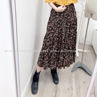 SALE OFF Chân váy hoa vintage cao cấp xoè siêu đẹp