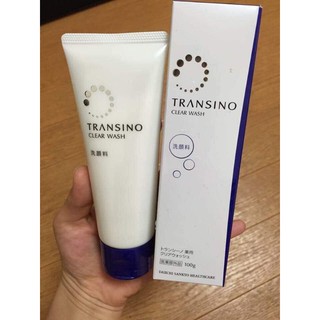 Sữa rữa mặt hỗ trợ trị nám Transino Clear Wash Nhật Bản 100g