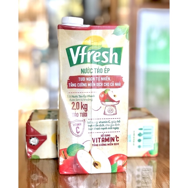 Nước ép táo Vfresh 1lit Vinamilk