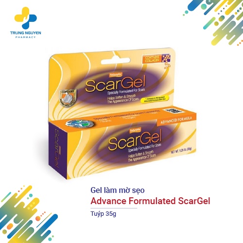 Gel làm mờ sẹo Advance Formulated ScarGel (Tuýp 35g)