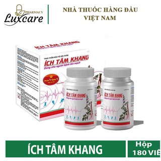 Ích Tâm Khang Hộp 180 Viên - TẶNG NGAY 1 HỘP 30 VIÊN