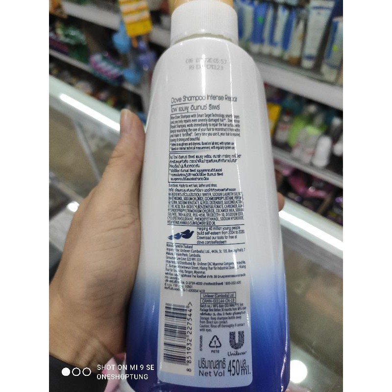 Dầu Gội Xả DOVE 480ml Thái