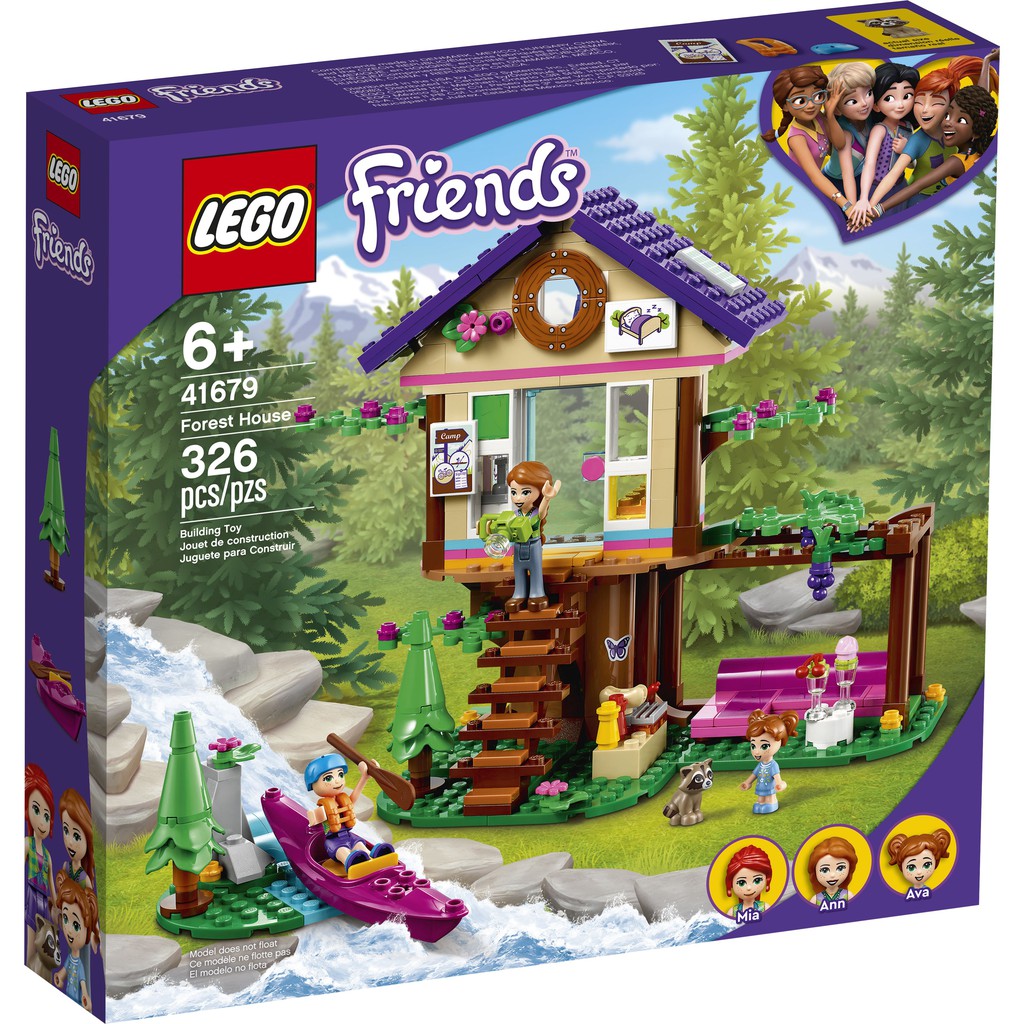 LEGO Friends 41679 Ngôi nhà trên cây (326 chi tiết) Đồ chơi lắp ráp ngôi nhà búp bê cho bé gái