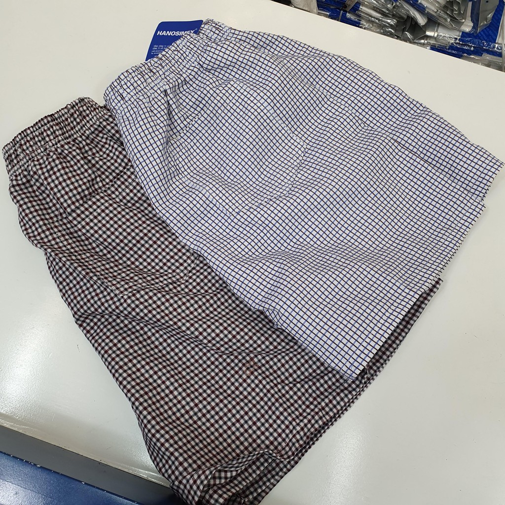 Quần Đùi Nam Kẻ Caro HANOSIMEX