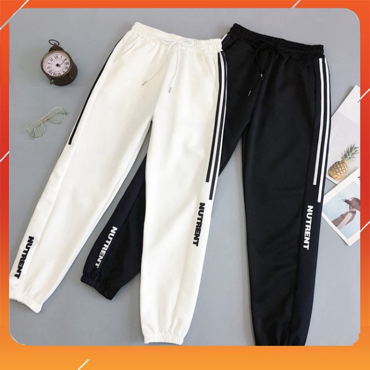 Quần Jogger nam nữ nutrent 2 sọc siêu hot | BigBuy360 - bigbuy360.vn