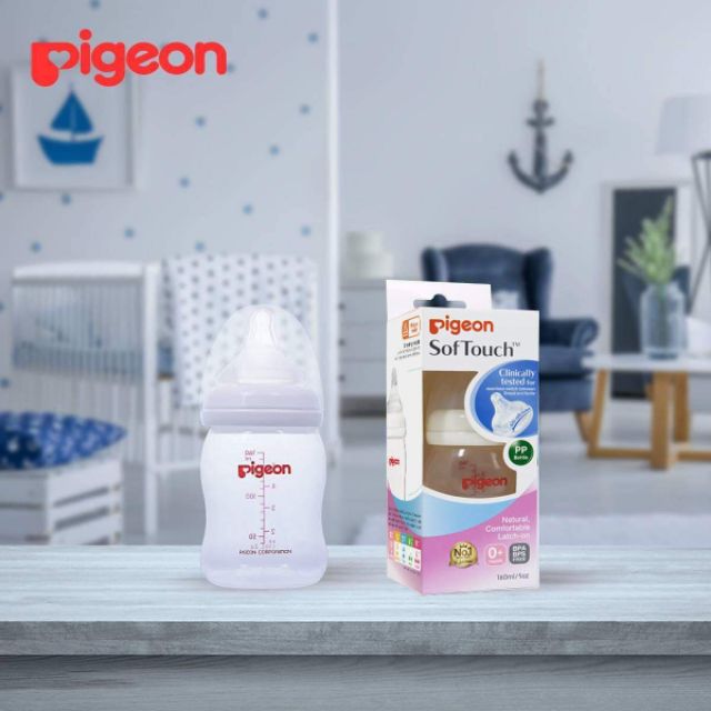 Bình sữa cổ rộng pplus 160ml