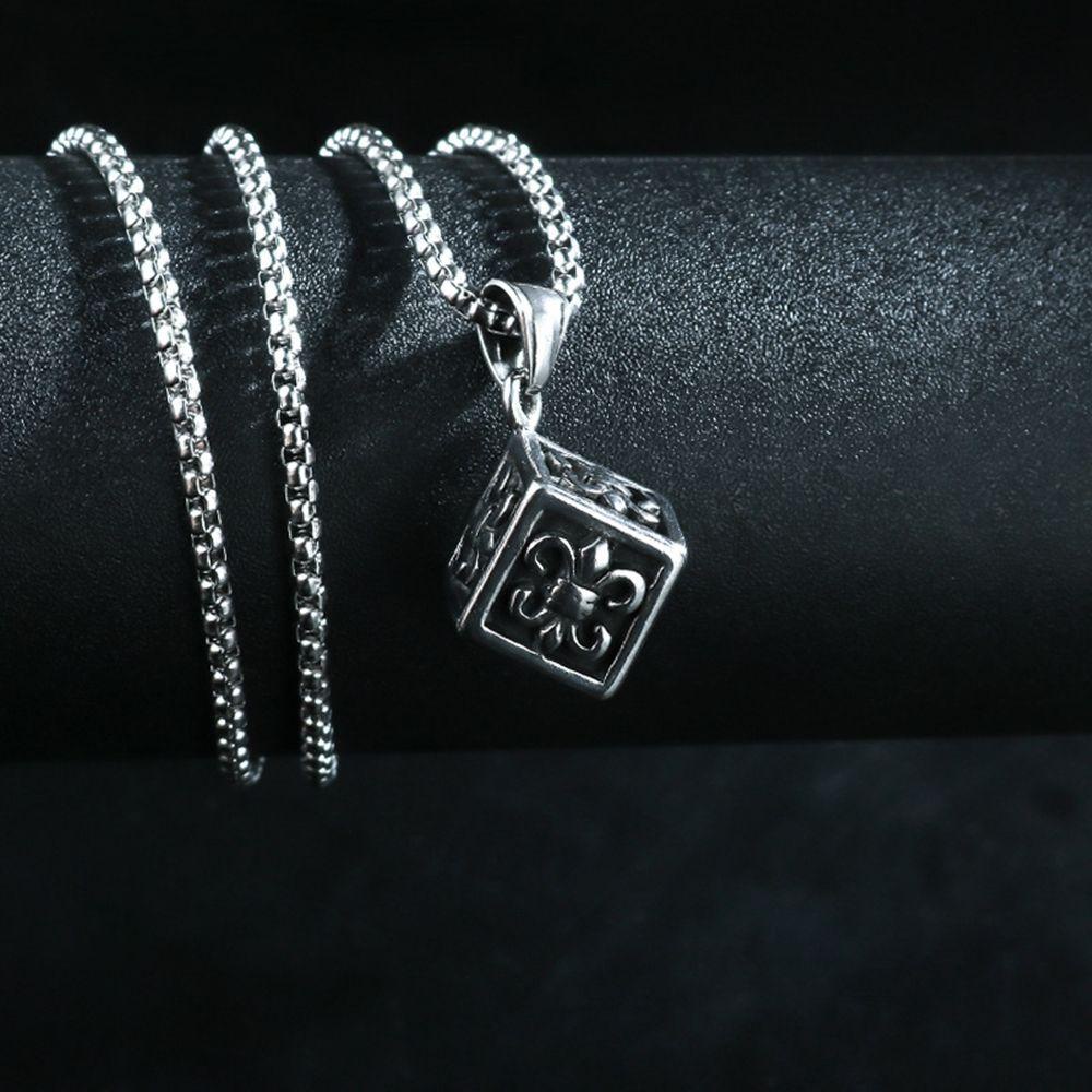 ANEMONE Vòng cổ Mặt Hình Gấu Phi Hành Gia Bằng Thép Không Gỉ Phong Cách Hàn Quốc