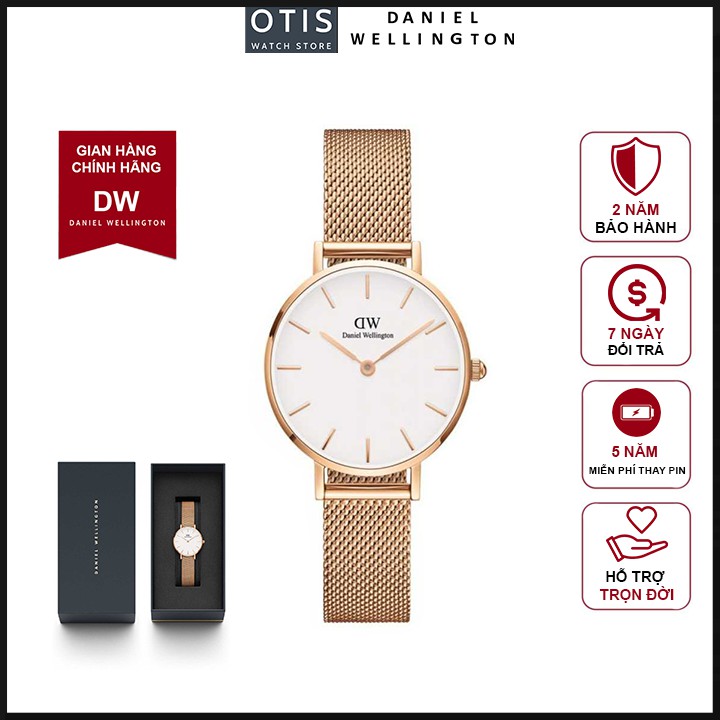 Đồng Hồ Nữ Daniel Wellington Classic Petite Melrose White DW Chính Hãng - OtisWatch