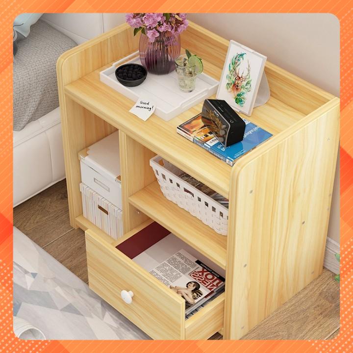 Tủ Phòng Ngủ, Tủ Để Đầu Giường Vân Gỗ Một Ngăn Bền Đẹp Để Đồ