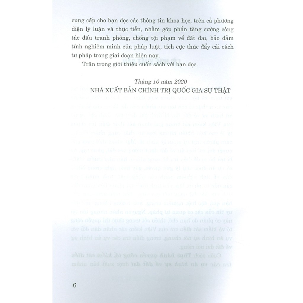 Sách - Thực Hành Quyền Công Tố, Kiểm Sát Điều Tra Các Vụ Án Hình Sự Về Đất Đai (Sách Chuyên Khảo) | BigBuy360 - bigbuy360.vn