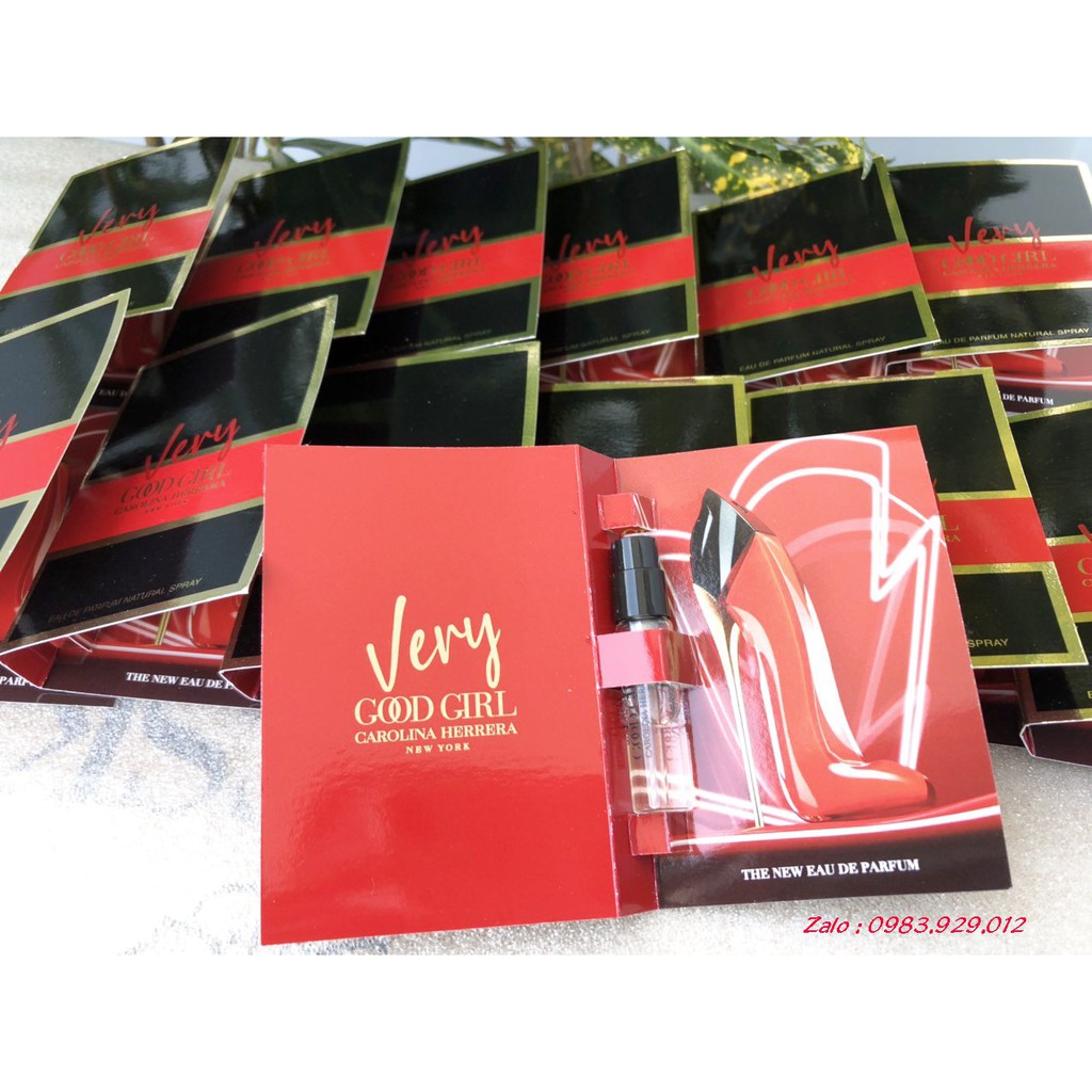 [Hàng mới 2021] Nước hoa Vial Carolina Herrera Very Good Girl