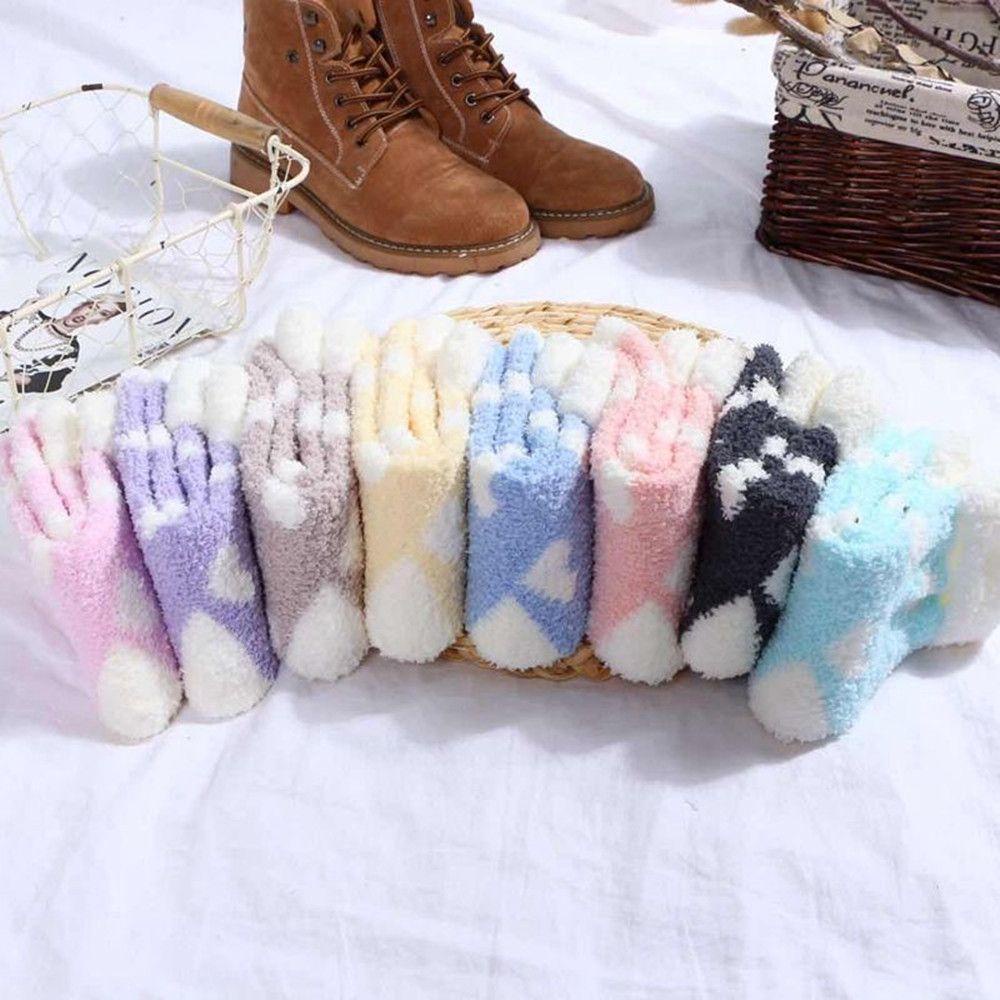 Vớ Vải Lông Xù Ấm Áp Dễ Thương MIHAN1