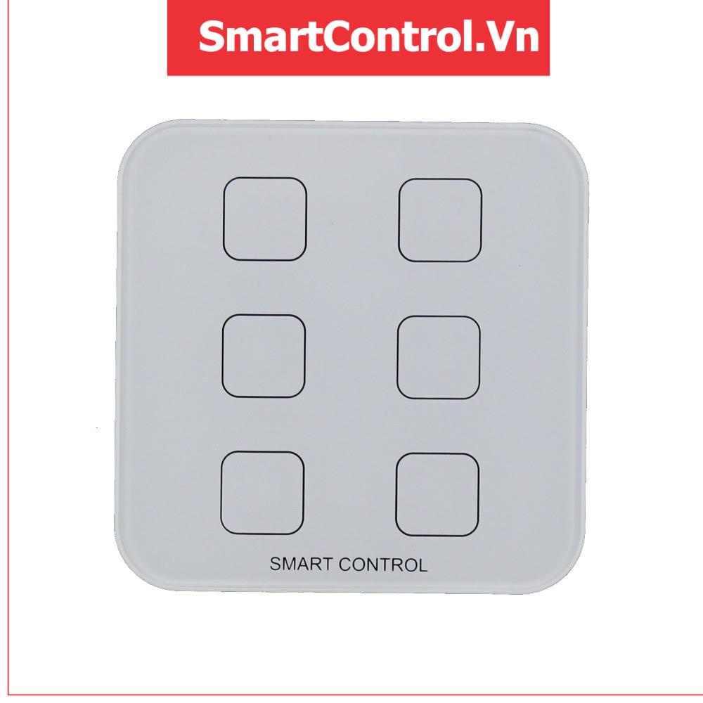 Công tắc wifi S686W - cảm ứng - mặt kính- nhà thông minh - app Tuya - SmartControl.Vn - 1900886806