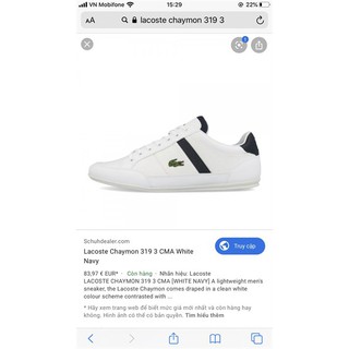Giày Lacoste Chaymon