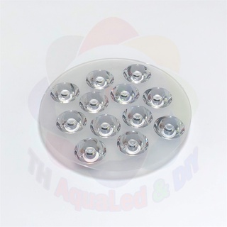 Chóa LED tròn 12 chip, sử dụng cho mạch led 12 chip, gom ánh sáng thừa hiệu quả