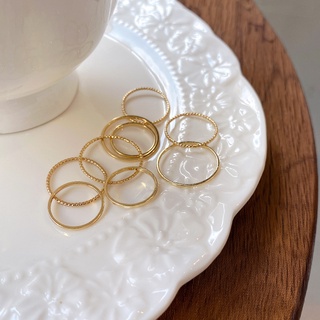 Set 10 nhẫn đeo khớp ngón tay cá tính thời trang cho nữ