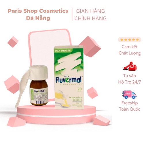Siro sổ giun Fluvemal 30ml Pháp