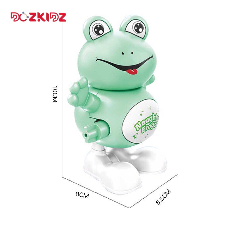 Đồ chơi con ếch chạy cót ngộ nghĩnh cho trẻ từ 6 tháng tuổi trở lên – Dozkidz