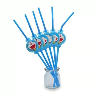 Ống hút sinh nhật 6 cái (nhiều chủ đề lựa chọn)