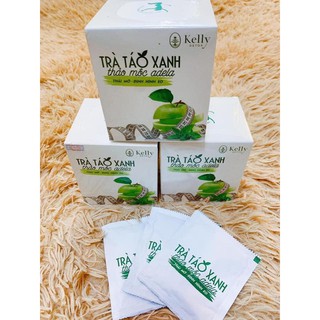 FREESHIP TRÀ GIẢM CÂN TÁO XANH  - CHÍNH HÃNG - THẢO MỘC 🍏 THẢI M.Ỡ - ĐỊNH HÌNH EO 🍏