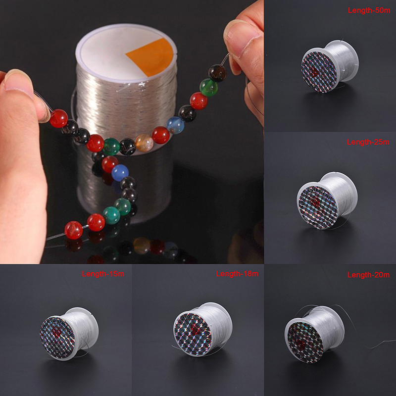 1 Cuộn Dây Trong Suốt Không Co Giãn Dùng Làm Đồ Thủ Công