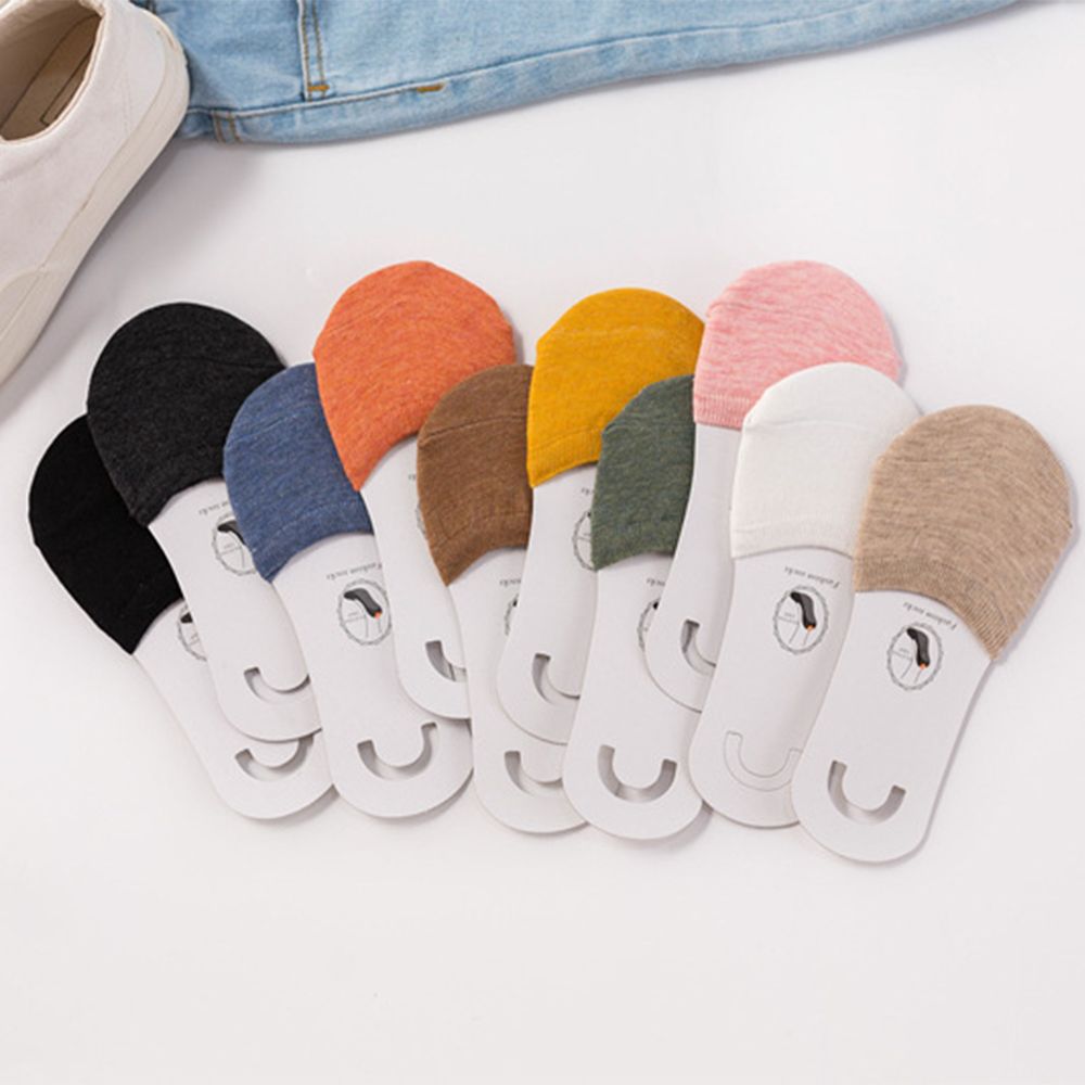 Tất cotton bọc nửa bàn chân chống trượt thoáng khí cho nữ