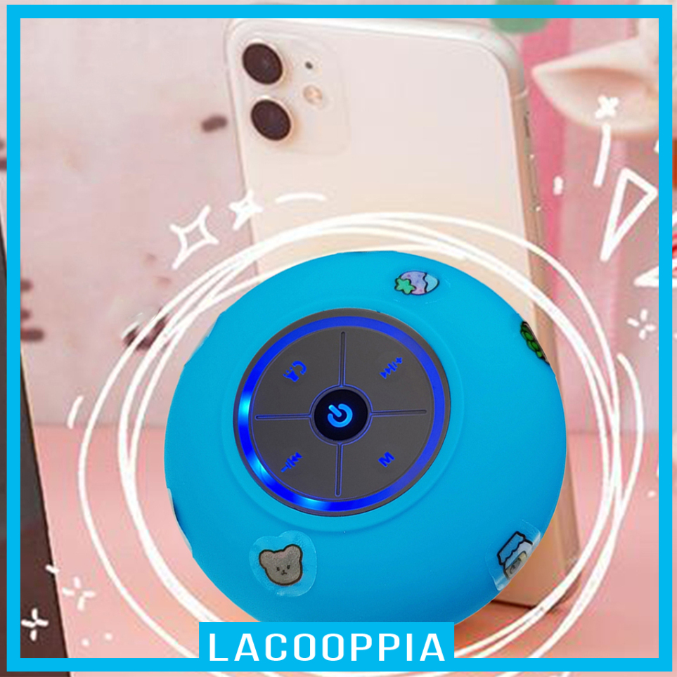 [LACOOPPIA]Bluetooth Shower Speaker Certified Waterproof Wireless